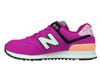 New Balance WL574ASD Poisonberry with Bleached Sunrise
