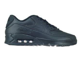 Nike Air Max 90 302519-001 Leather Black/Black